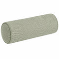 Cuscino cilindrico 20 x 50 cm in tessuto verde salvia stile chevron